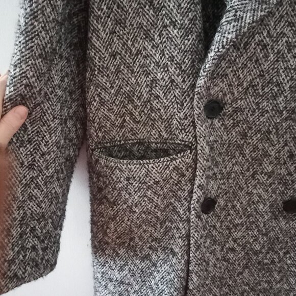 SANDRO PARIS double breasted tweed coat - Picture 6 of 16